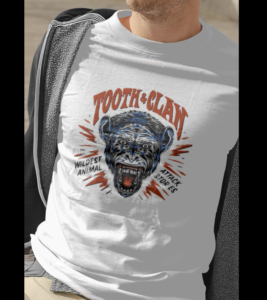 Tooth And Claw Wildest Animal Attack Stories T-Shirt