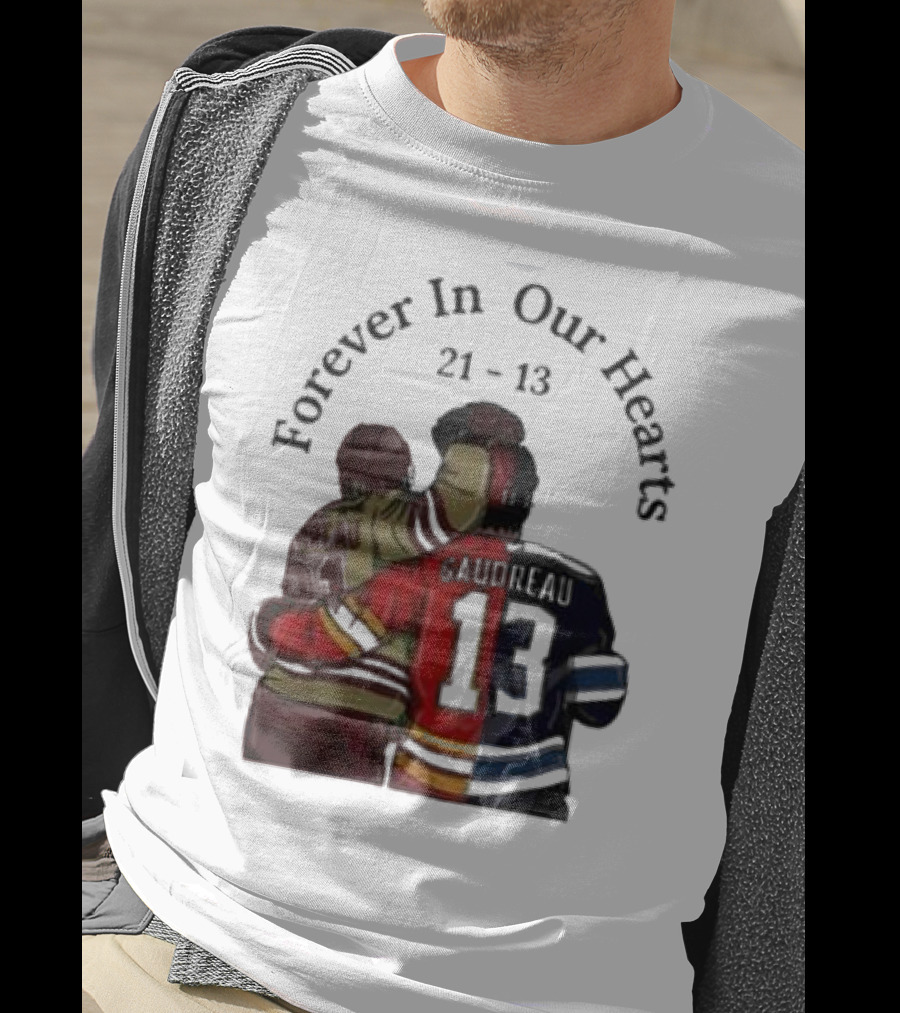 Forever In Our Hearts 21 - 13 Gaudreau T-Shirt