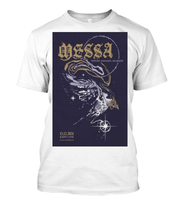 MESSA Support Coltane Elerreve 13.12.2024 Kapu Linz Tour T-Shirt