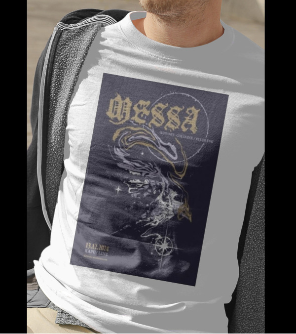 MESSA Support Coltane Elerreve 13.12.2024 Kapu Linz Tour T-Shirt