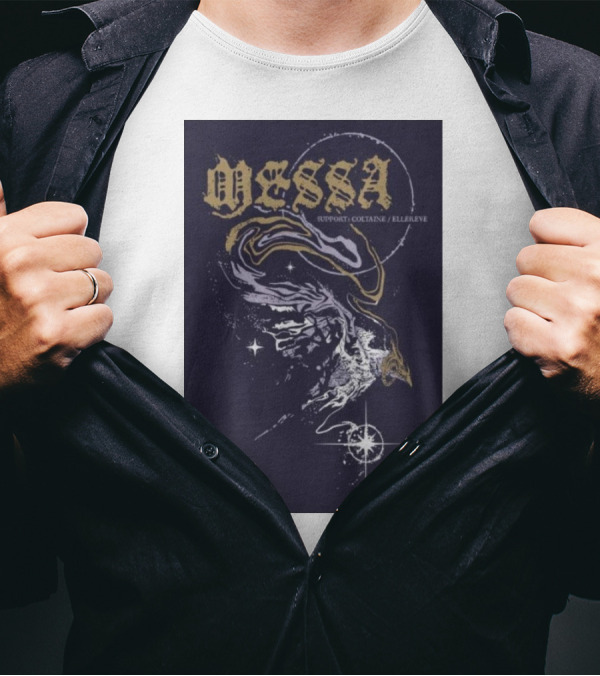 MESSA Support Coltane Elerreve 13.12.2024 Kapu Linz Tour T-Shirt