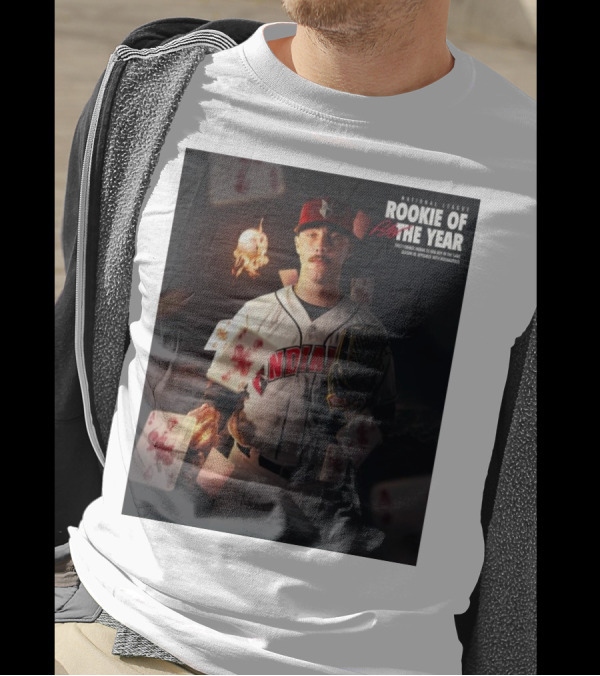 Paul Skenes 2024 National League Rookie Of The Year First Forever Indian To Win ROY Playing Cards T-Shirt