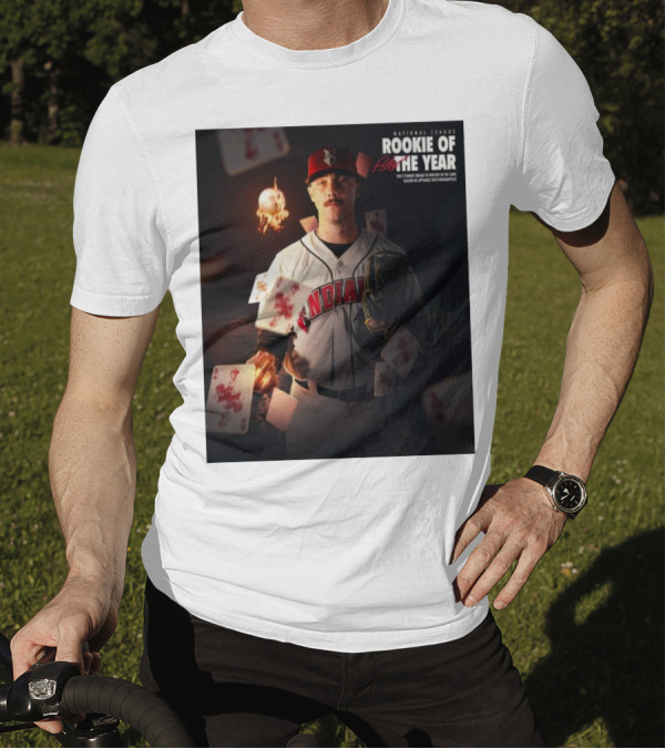 Paul Skenes 2024 National League Rookie Of The Year First Forever Indian To Win ROY Playing Cards T-Shirt