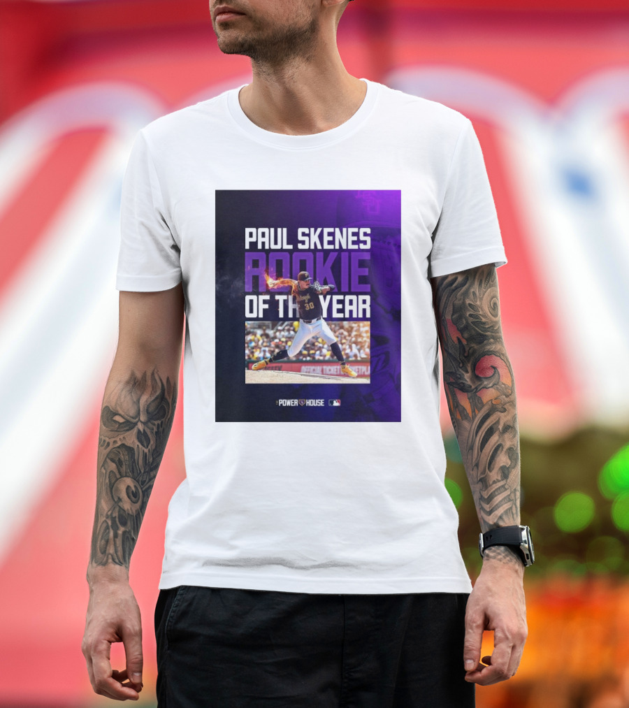 Paul Skenes Rookie Of The Year Power House MLB T-Shirt