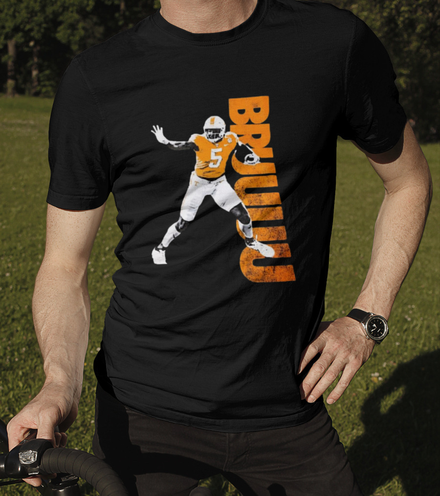 Bruuuu Tennessee Vols 5 Bru Mccoy NCAA Football Iconic T-Shirt