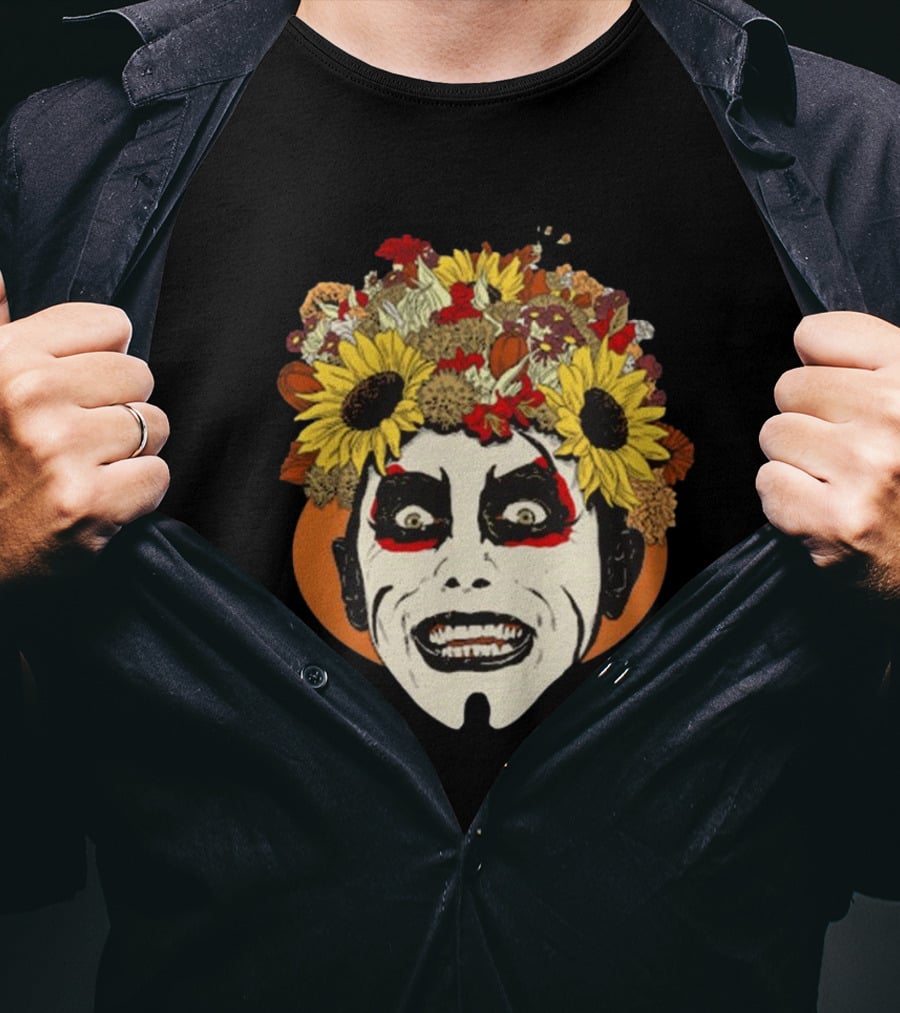 Danhausen Fallhausen Sunflower Face Paint WWE Wrestling T-Shirt