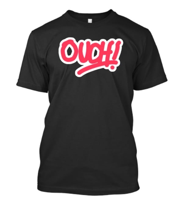 Matt Watson Ouch Red Text 90s T-Shirt