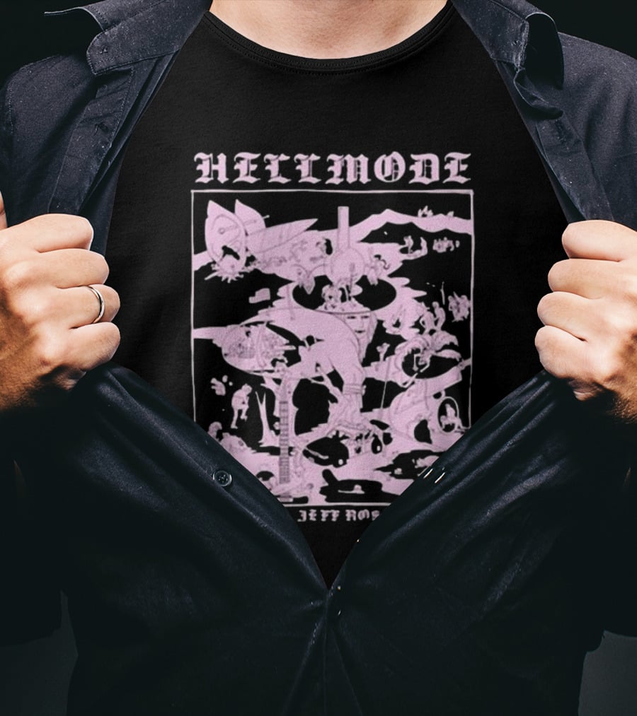 Hellmode Jeff Rosenstock Medieval Chaos Scene T-Shirt