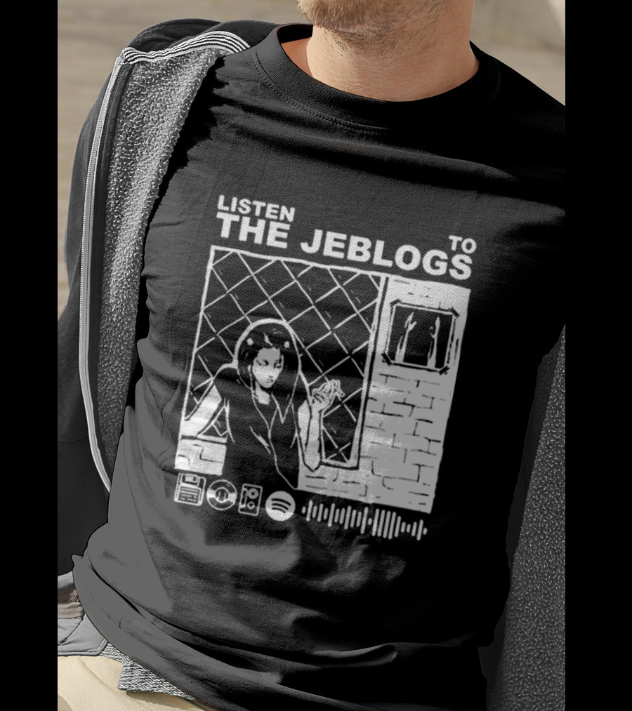 Listen To The Jeblogs Music Streaming Icons T-Shirt