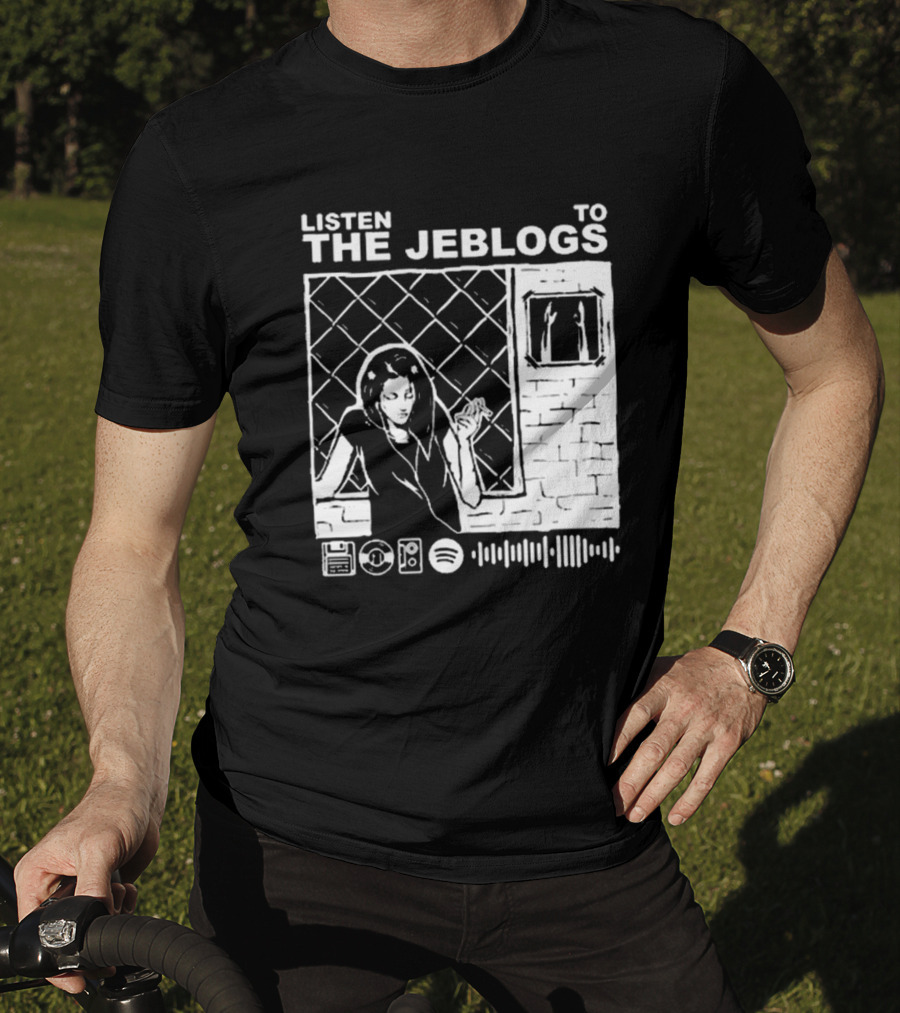 Listen To The Jeblogs Music Streaming Icons T-Shirt