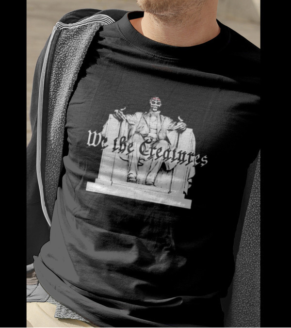 We The Creatures Jeff Hardy 2024 Skeleton Lincoln Memorial T-Shirt