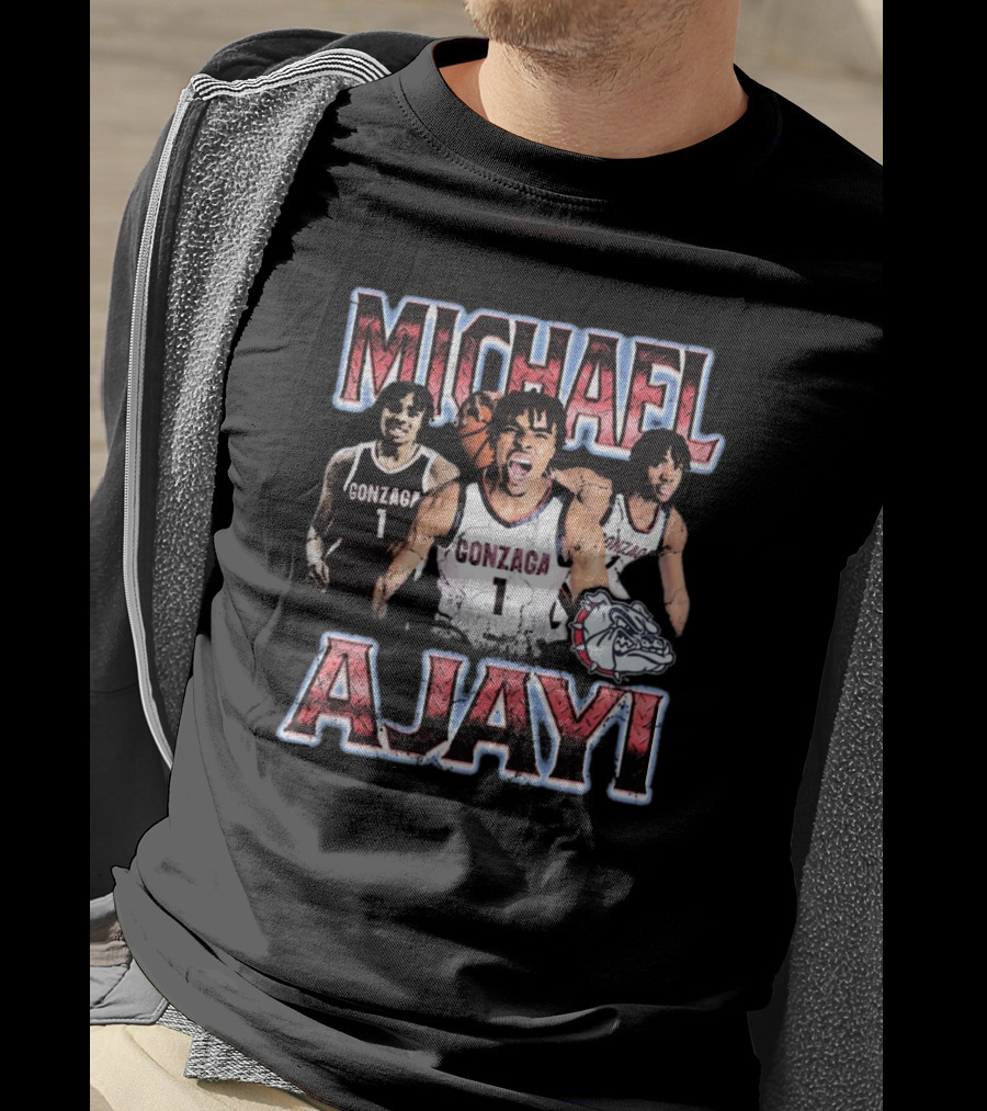 Michael Ajayi Gonzaga Bulldogs Basketball 90s T-Shirt