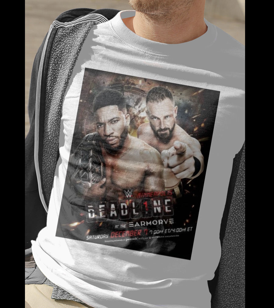 WWE NXT Deadline At The Armory Minneapolis Saturday December 7 7:00 PM ET / 4:00 PM ET T-Shirt
