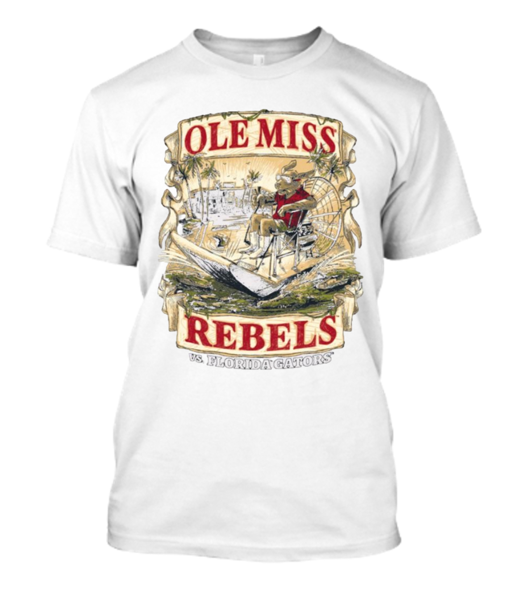 Ole Miss Rebels Vs. Florida Gators Game Day T-Shirt