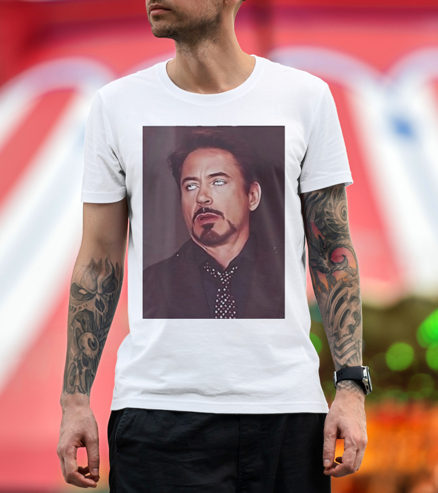 The RDJ Eye Roll Meme Face T-Shirt