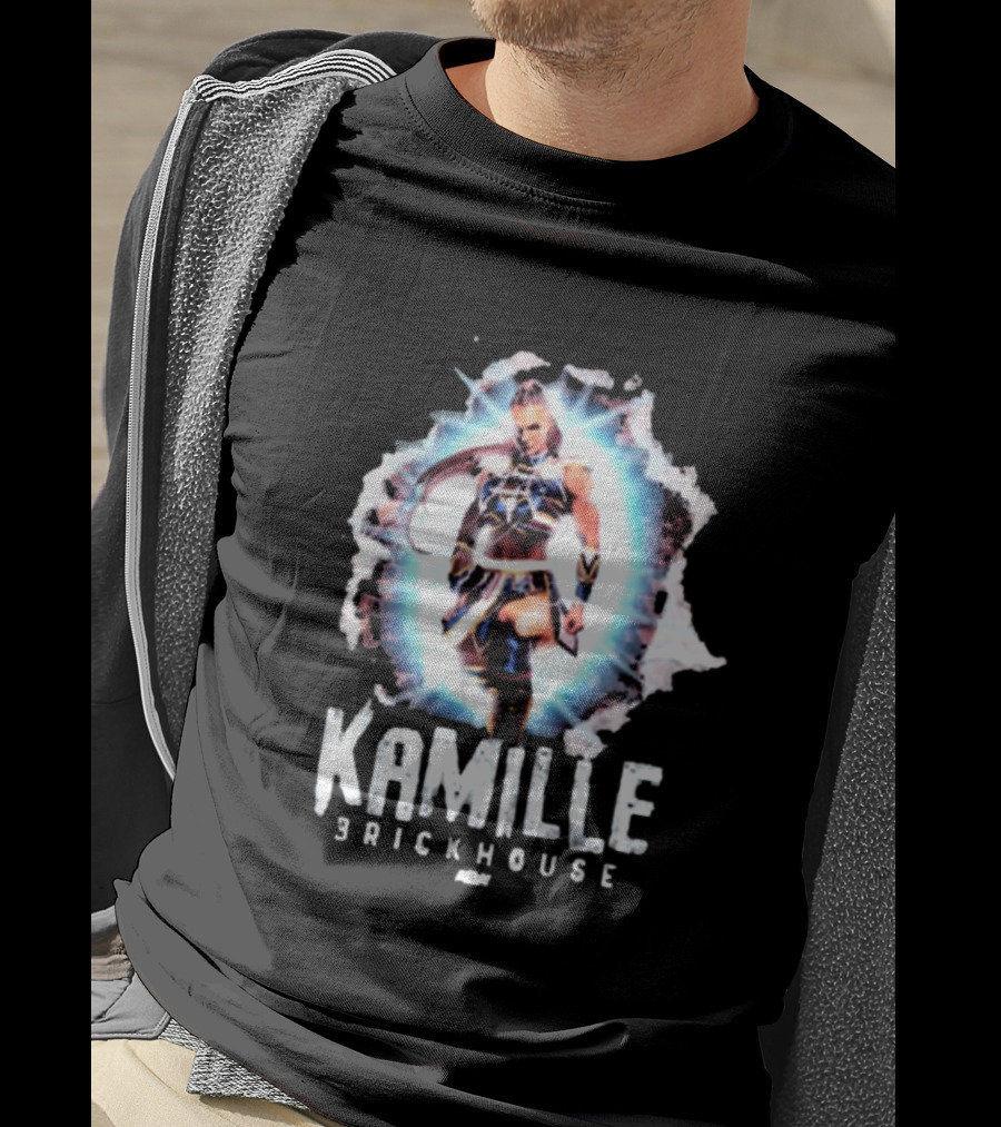 Kamille Brickhouse AEW Burst Impact T-Shirt