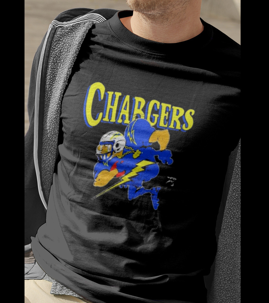 Los Angeles Chargers Crenshaw Skate Club Mascot Football Cartoon Character T-Shirt