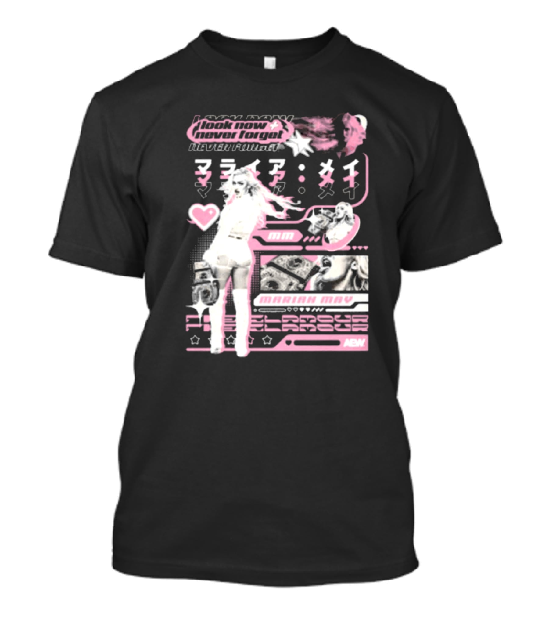 Mariah May Look Now Never Forget AEW MM T-Shirt