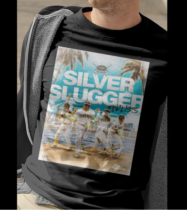 San Diego Padres Arraez Machado Profar Merrill MLB 2024 Silver Slugger Finalists T-Shirt
