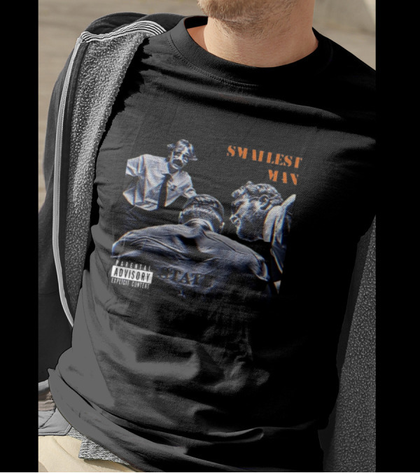 Bffs The Smallest Man Parental Advisory Explicit Content T-Shirt