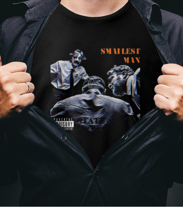 Bffs The Smallest Man Parental Advisory Explicit Content T-Shirt