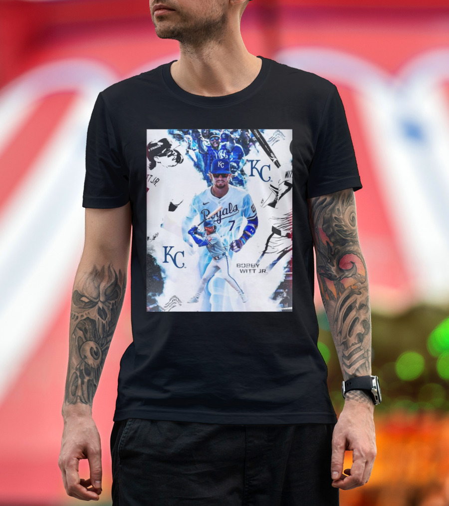 Bobby Witt Jr. Kansas City Royals MLB KC Royals Star Highlights T-Shirt