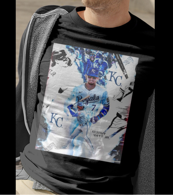 Bobby Witt Jr. Kansas City Royals MLB KC Royals Star Highlights T-Shirt