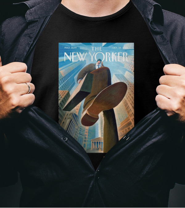 Eric Drooker Stomping Through Skyscrapers The New Yorker Oct 28 T-Shirt