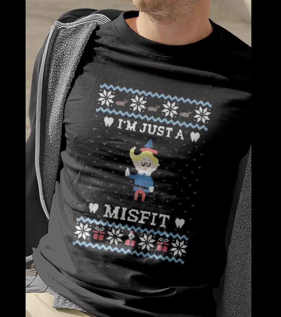 I'm Just A Misfit Ugly Christmas Sweater T-Shirt