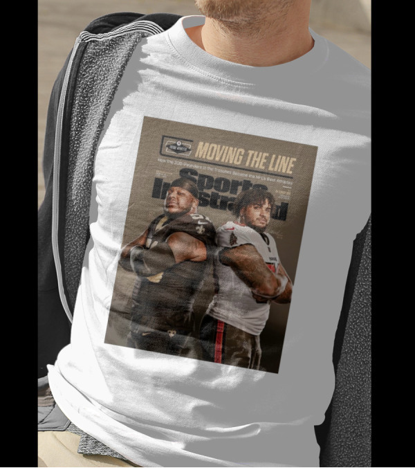Cesar Ruiz Tristan Wirfs Sports Illustrated Moving The Line NFL's Best Athletes 300-Pounders In The Trenches T-Shirt