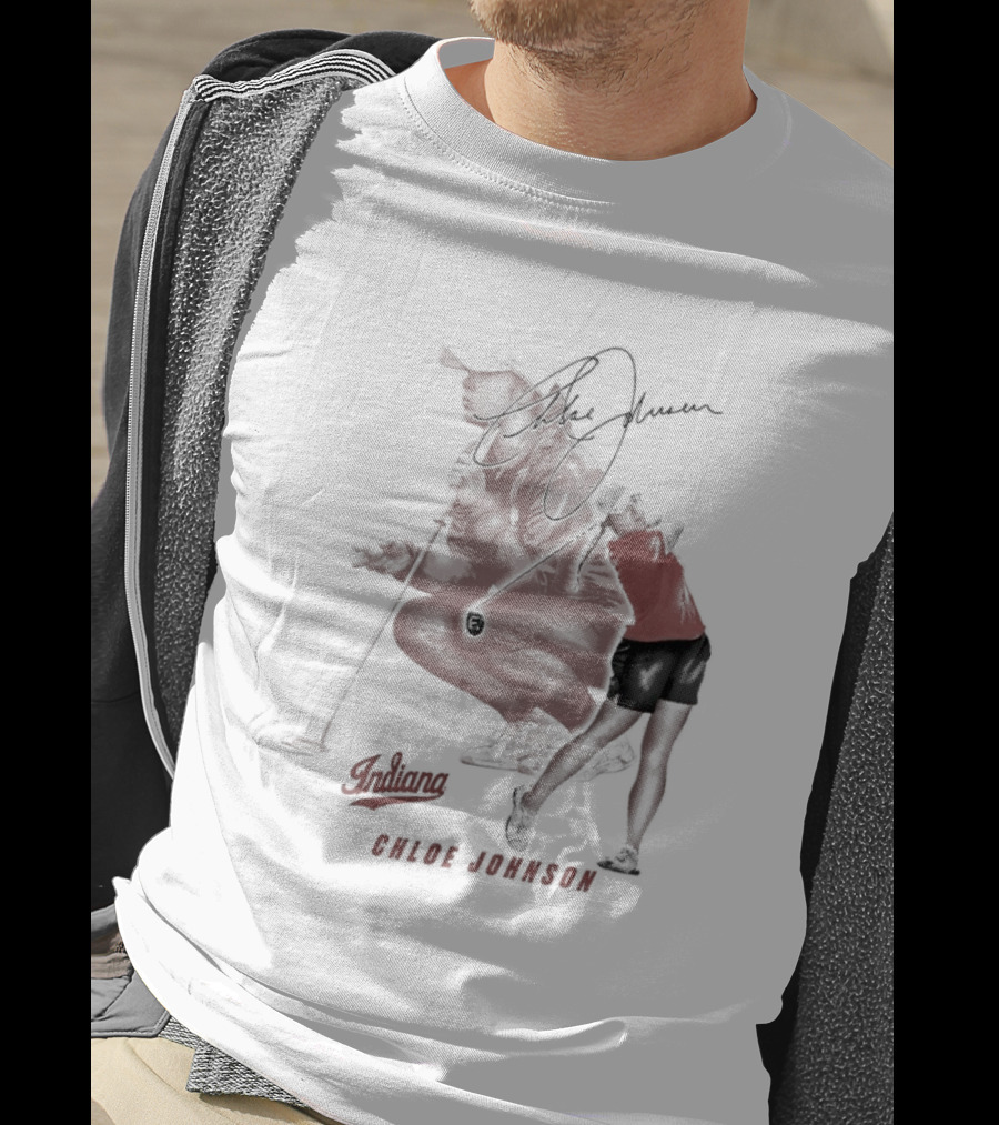 Chloe Johnson Indiana Golf Signature With Dynamic Player T-Shirt