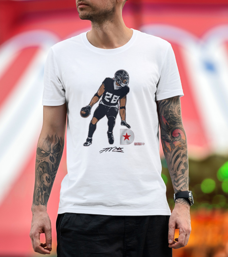 Joe Mixon 28 Houston Texans NFL Signature Player T-Shirt