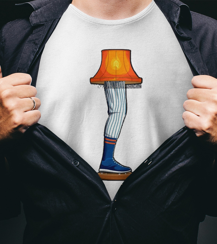 LGM Leg Lamp New York Mets MLB Baseball T-Shirt