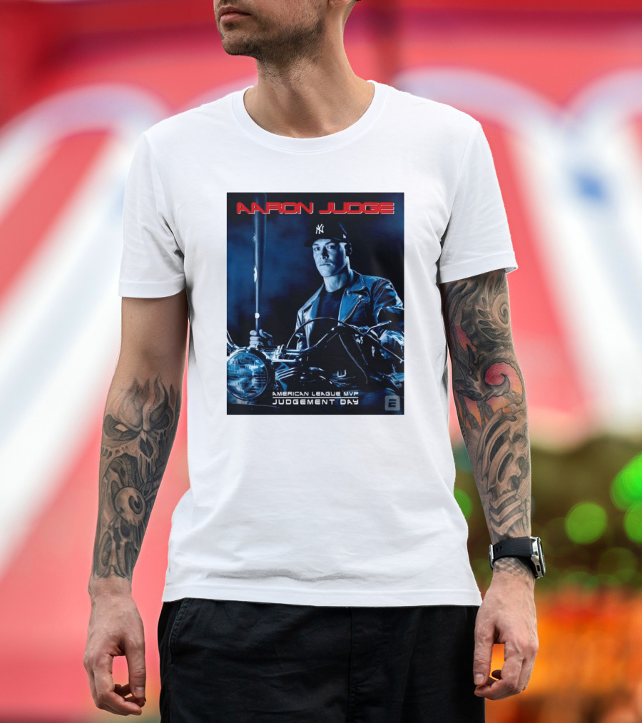 Aaron Judge New York Yankees American League MVP Judgement Day 2024 MLB T-Shirt