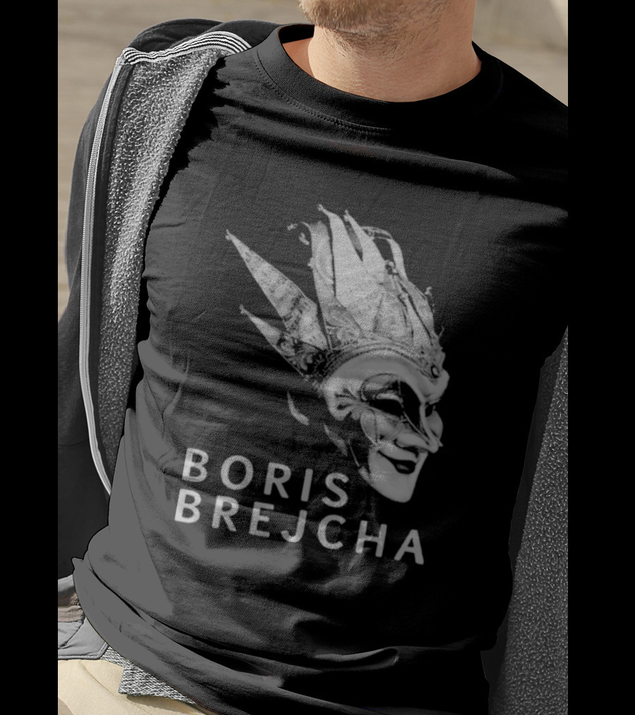 Boris Brejcha Joker Mask Monochrome Music Concept T-Shirt