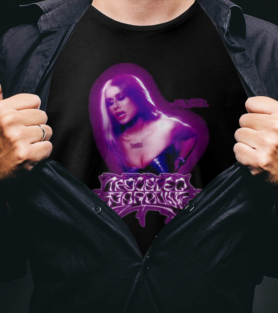 Slayyyter Troubled Paradise Purple Aura T-Shirt