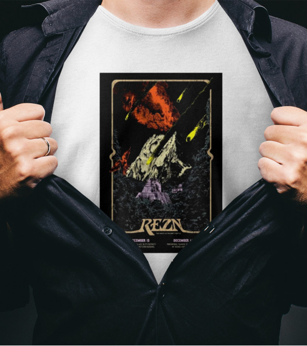 REZN Chicago Live At The Empty Bottle December 13-14 2024 Tour With BELLHEAD, Neurons, Zilched, And More T-Shirt