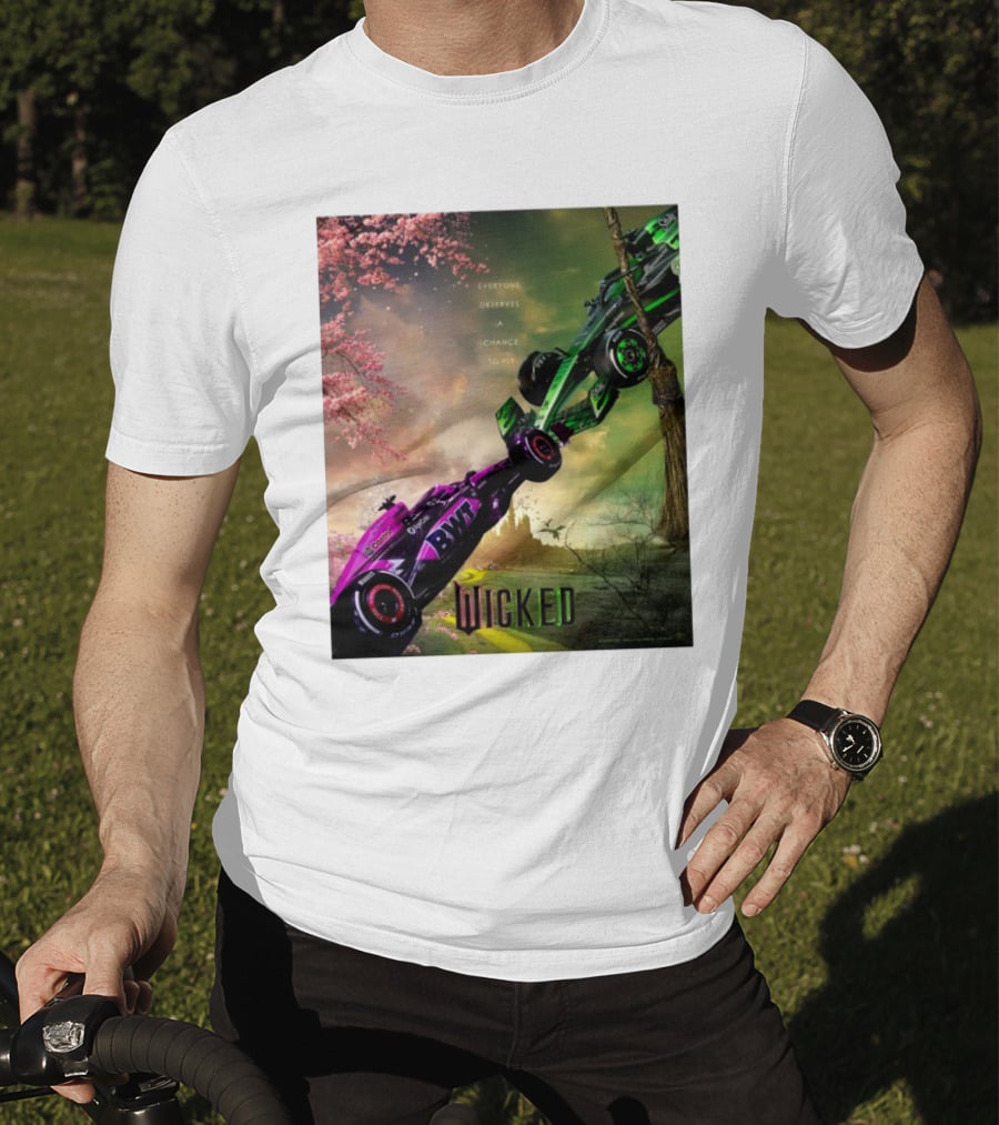 Wicked Everyone Deserves A Chance To Fly Racing Cars Vertical Sky Forest T-Shirt