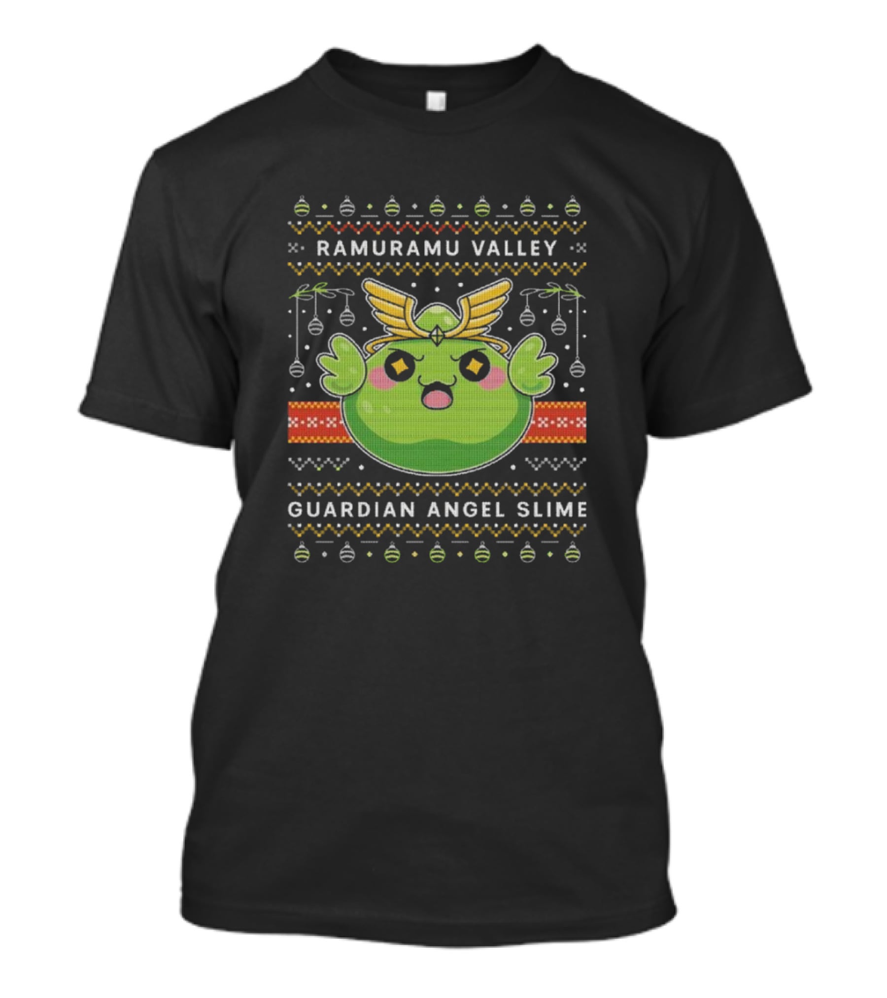 Ramuramu Valley Guardian Angel Slime Ugly Christmas T-Shirt