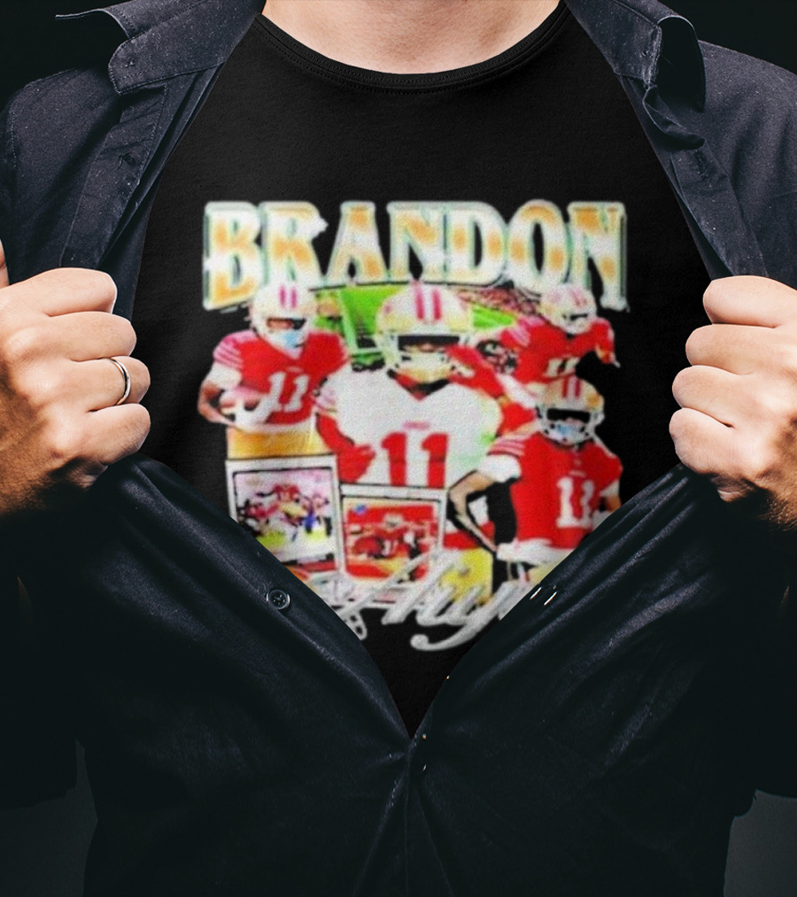 Brandon Aiyuk San Francisco 49ers Football Collage BA IGYB T-Shirt