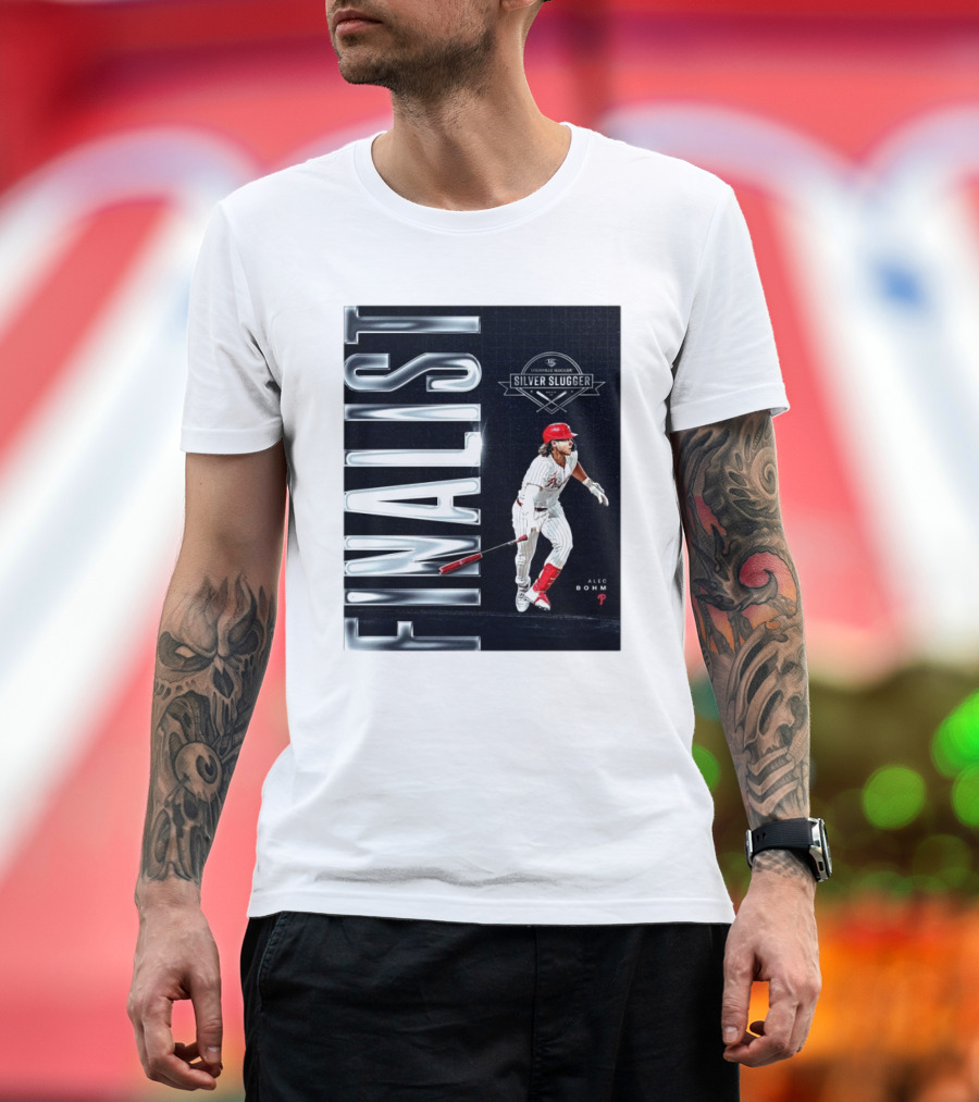 Louisville Slugger Silver Slugger Finalist Alec Bohm Philadelphia Phillies T-Shirt