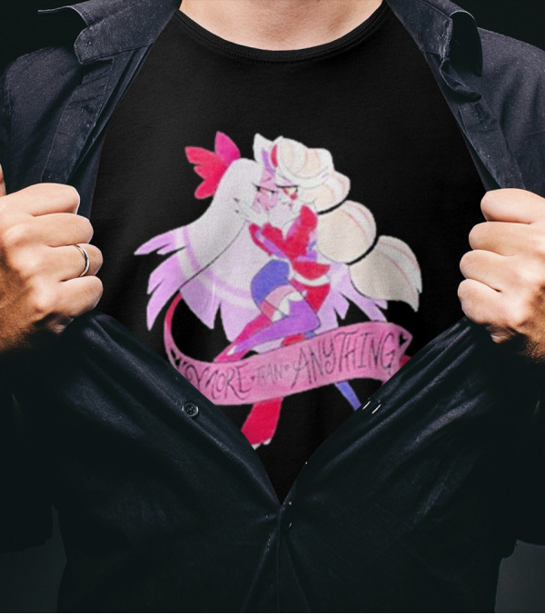 Hazbin Hotel Charlie And Vaggie Embrace More Than Anything T-Shirt