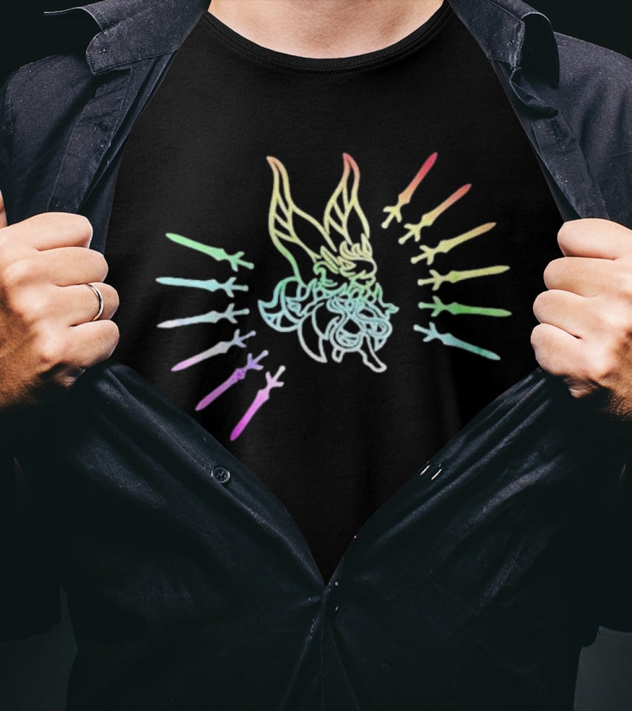 Terraria Empress Of Light Rainbow Swords T-Shirt