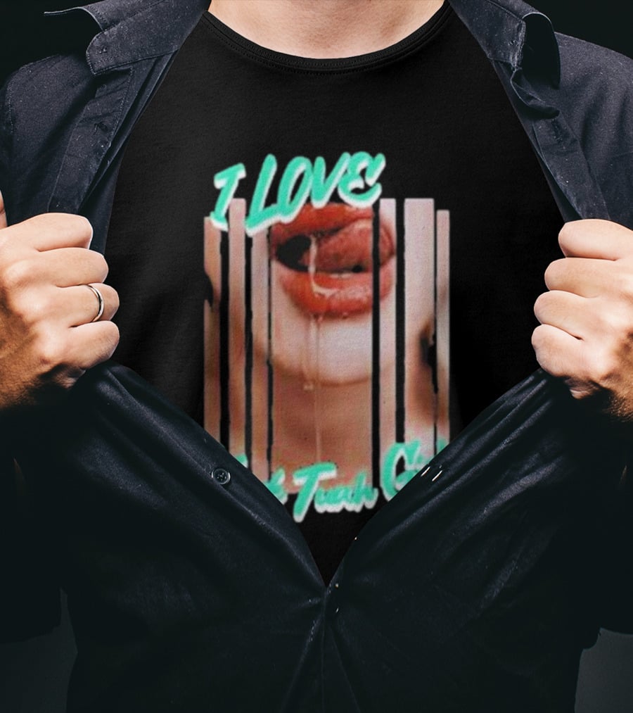 I Love Hawk Tuah Girl – Hawk Tuah Girls Dripping Lips Visual T-Shirt