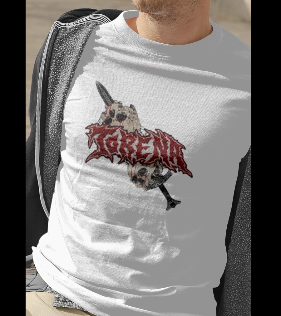 Torena Sword Piercing Skulls T-Shirt