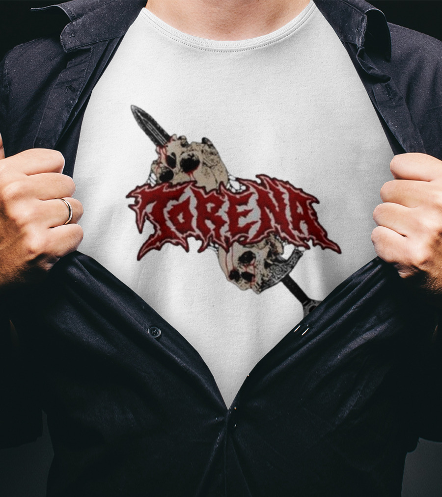 Torena Sword Piercing Skulls T-Shirt