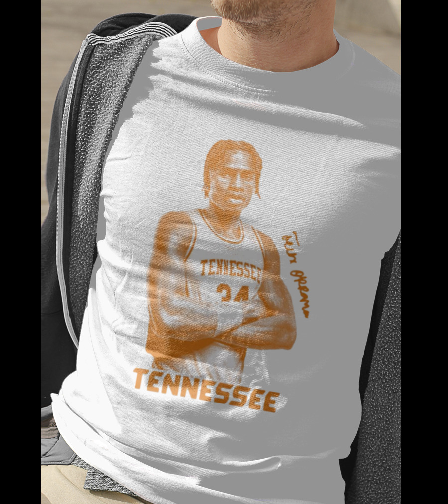Felix Okpara Tennessee Basketball 34 Signature T-Shirt