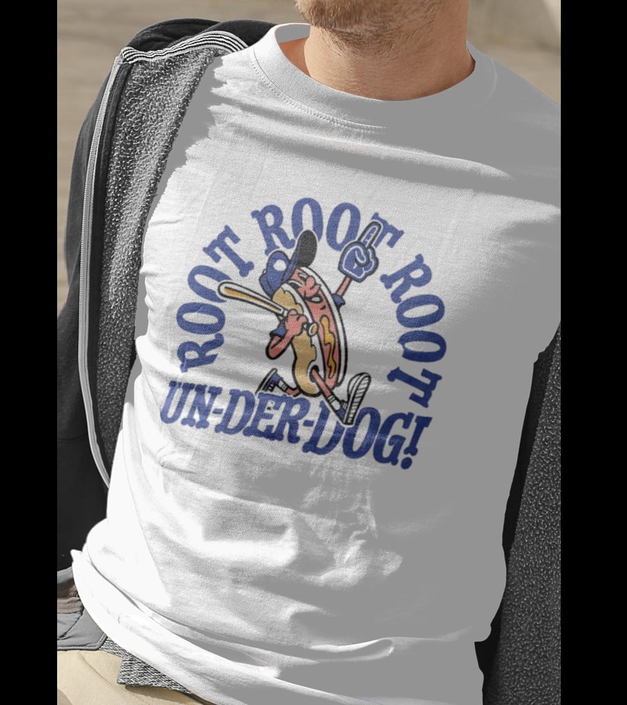 Root Root Root Un-Der-Dog Kansas City Royals MLB Blue October T-Shirt