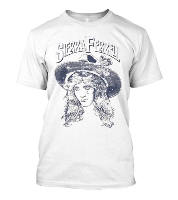 Sierra Ferrell Floating Head With Hat And Long Hair T-Shirt
