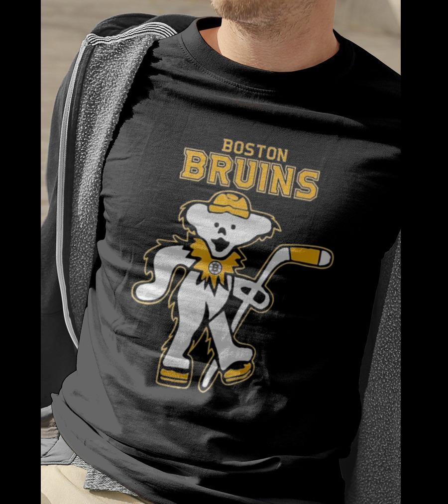 Boston Bruins Grateful Dead Dancing Bear T-Shirt